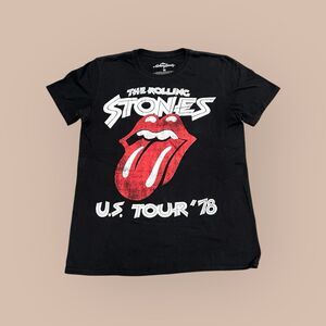 The Rolling Stones Tour of ‘78 1978 Shirt Medium Front And Back Double Sided